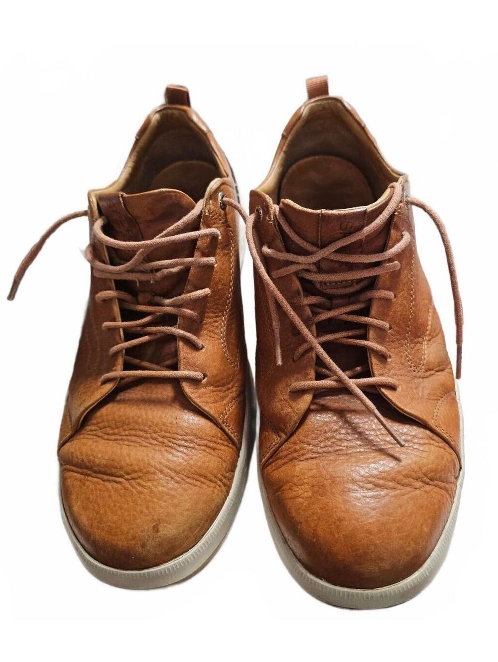 Sperry Mens Shoes Size 13 Brown Leather Wool Blend Chukka Sneakers - Heavy Use